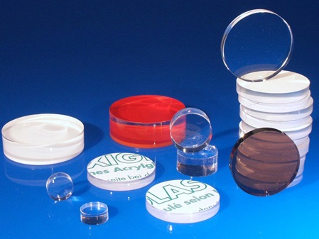 Acrylglas PLEXIGLAS® Ronden gelasert glänzende Kanten