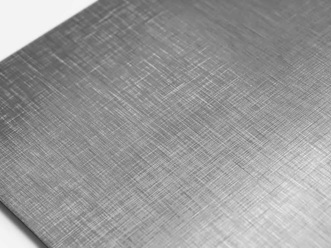 Edelstahlblech mit Kreuzschliff