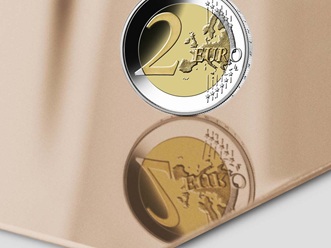 superhochglanzpoliertes Edelstahlblech mit TiN-Rosé Gold Beschichtung