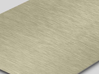 fein-gebürstetes Edelstahlblech mit TiN-Champagne Beschichtung