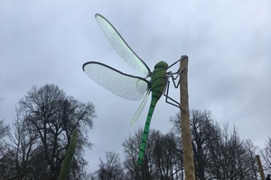 Libellenflügel aus Acrylglas mit Gravur, LaGa 2019 - Design Andreas Krause.