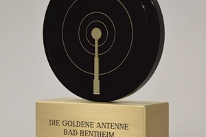 Award Amateuerfunkerpreis Acrylglas mit Sockel