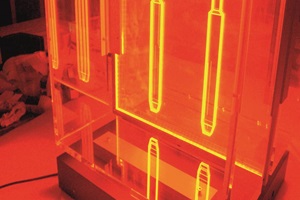 Leuchtdisplay laserperforiert Acrylglas LED Kantenbeleuchtung