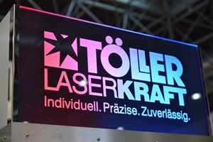 LED Vitrinenaufsatz Viscom Töller hinterleuchtet Acrylglas